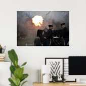 Poster Batterie de salut présidentielle (Bureau à domicile)