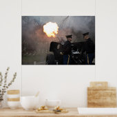 Poster Batterie de salut présidentielle (Cuisine)