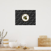 Poster batterie et guitare pour murs (Cuisine)