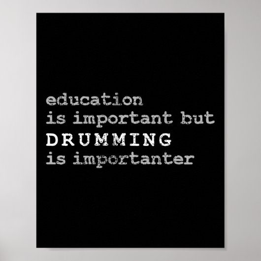 Poster Batteries Marching Band Drummer Education (Devant)