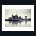 Poster Battersea Power Station, Londres<br><div class="desc">Photo Moody de Battersea Power Station,  Londres,  Royaume-Uni</div>