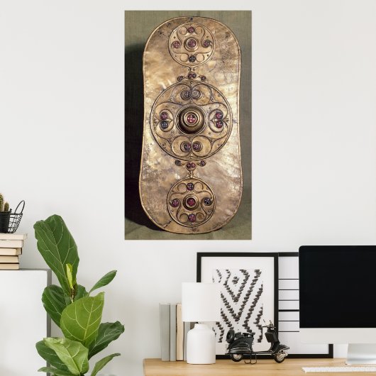 Poster Battersea Shield, c.350-50 av. (Bureau à domicile)