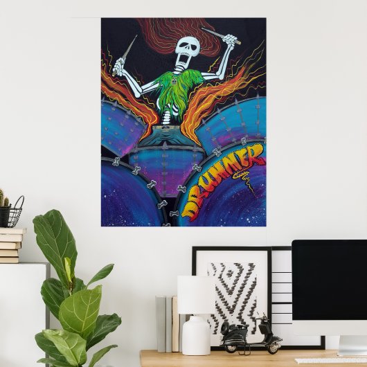 Poster Batteur De L'Affiche Morte (Bureau à domicile)