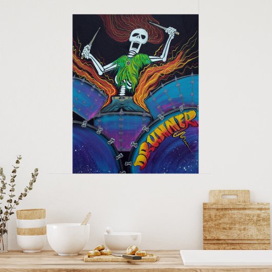 Poster Batteur De L'Affiche Morte (Cuisine)