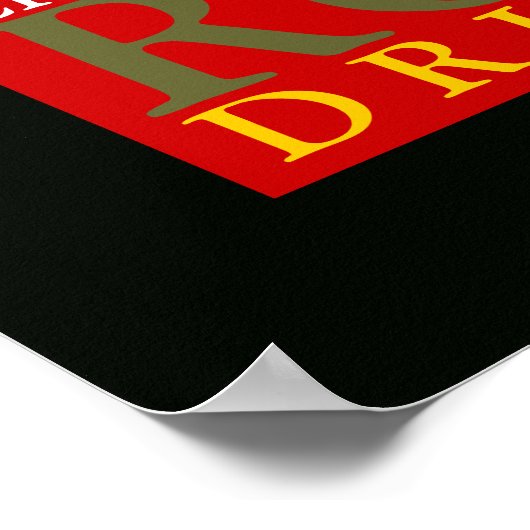 Poster batteur de rock (Coin)