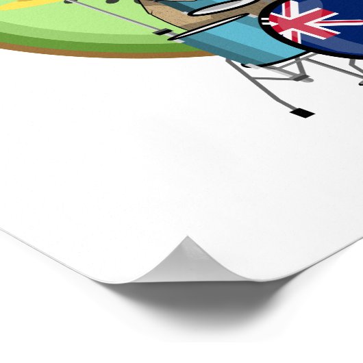 Poster Batteur Kiwi Bird (Coin)