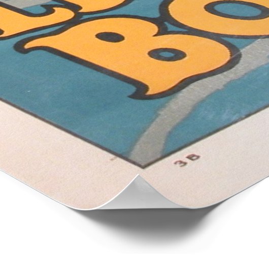 Poster Battez le dos du cheval (Coin)