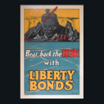 Poster Battez le dos du cheval<br><div class="desc">Affiche de propagande de la Première Guerre mondiale</div>