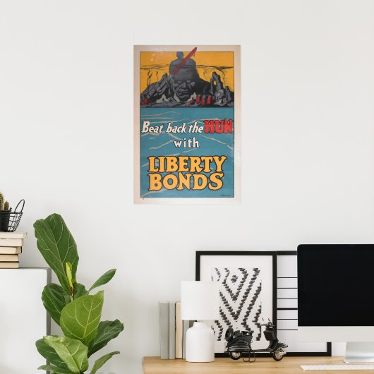 Poster Battez le dos du cheval (Bureau à domicile)