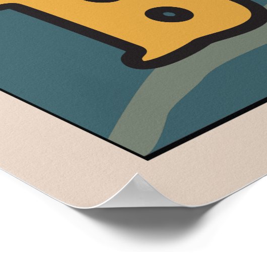 Poster Battez le dos du cheval (Coin)