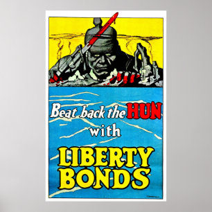 Poster Battez les huns - copie