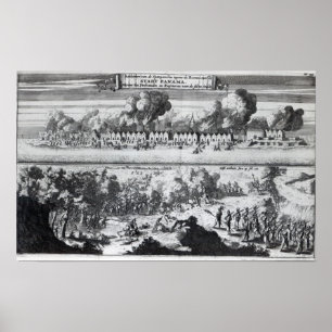 Poster Battle between the Buccaneers