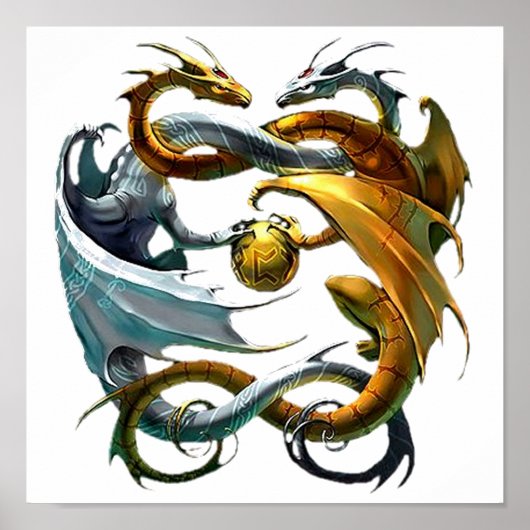 Poster Battle Dragons (Devant)