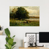 Poster Battle Near River - Edward Mitchell Banister (Bureau à domicile)