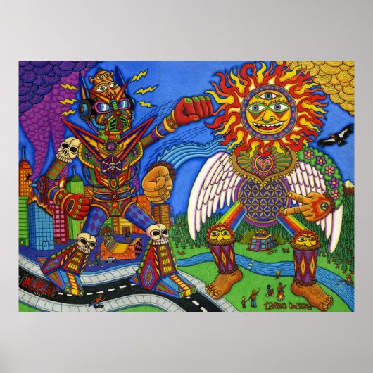 Poster Battle of Mind and Soul (Devant)