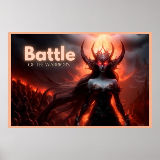 Poster Battle of the Warriors (Devant)