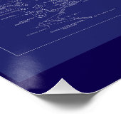 Poster Battleship USS Arizona Blueprint (Coin)