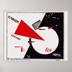 Poster Battre les Blancs avec le coin rouge