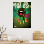 Poster Battre sur le pain ***//// (Cuisine)