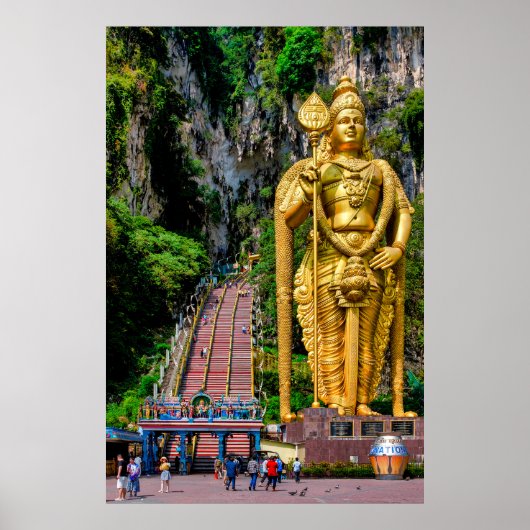 Poster Batu Caves (Devant)