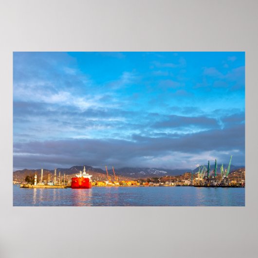 Poster Batumi sea port (Devant)