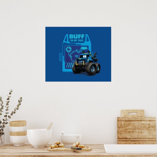 Poster Batwheel™ Buff - Le Camion Bat (Cuisine)
