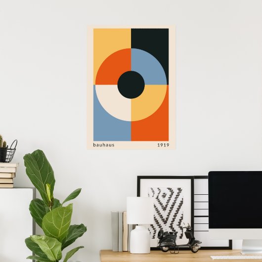 POSTER BAUHAUS (Bureau à domicile)