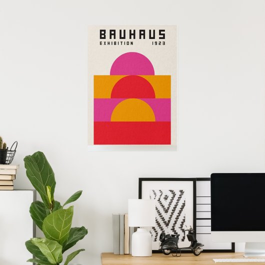 POSTER BAUHAUS (Bureau à domicile)
