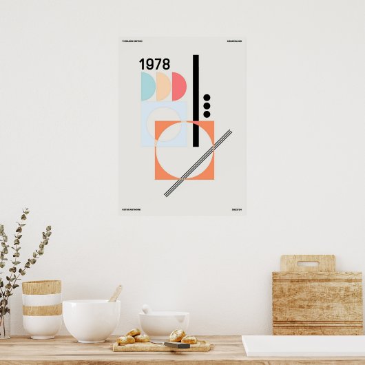 Poster Bauhaus (Cuisine)