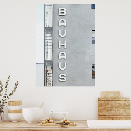 Poster Bauhaus (Cuisine)