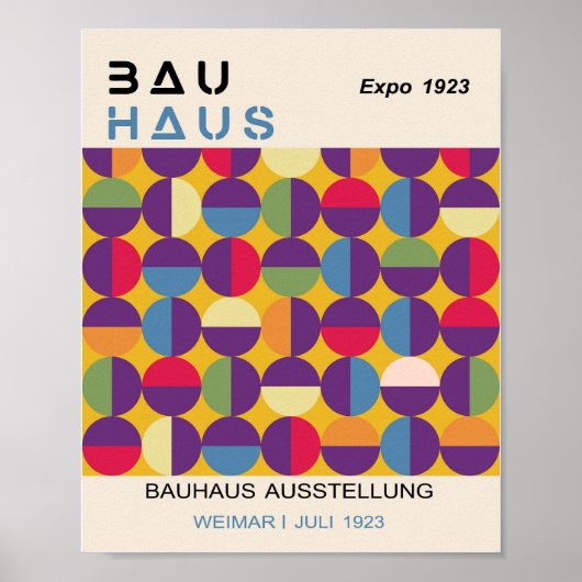 Poster Bauhaus (Devant)