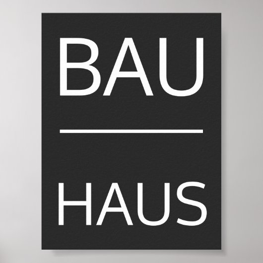 Poster Bauhaus (Devant)