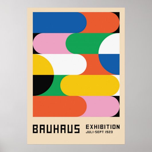 POSTER BAUHAUS (Devant)