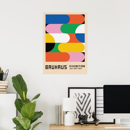 POSTER BAUHAUS (Bureau à domicile)