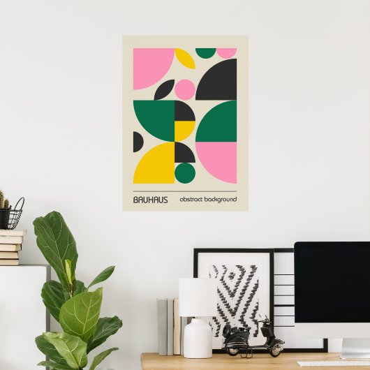 POSTER BAUHAUS (Bureau à domicile)