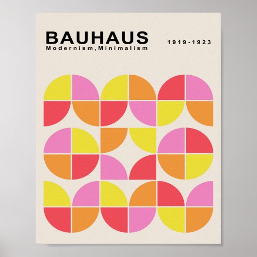 Poster Bauhaus (Devant)