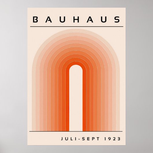 POSTER BAUHAUS (Devant)