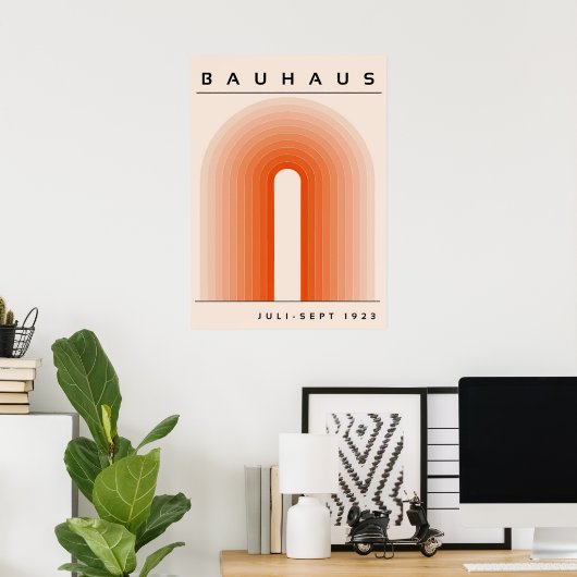 POSTER BAUHAUS (Bureau à domicile)