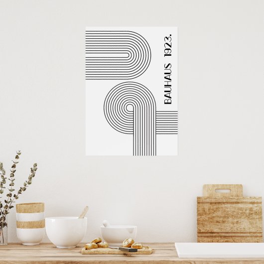 Poster Bauhaus 1923 (Cuisine)