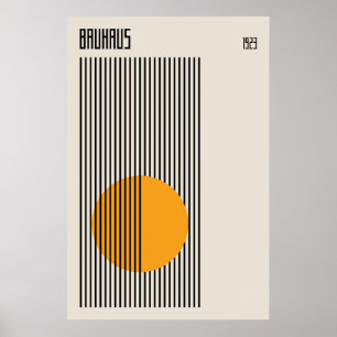 Poster Bauhaus 1923   Conception rétro