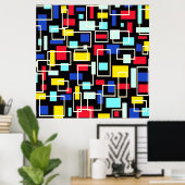 Poster Bauhaus Art (Bureau à domicile)