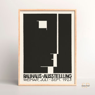 Poster Bauhaus Austellung 1923 Exposition artistique mode
