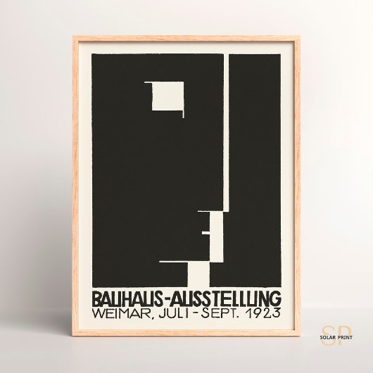 Poster Bauhaus Austellung 1923 Exposition artistique mode