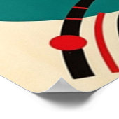 Poster bauhaus, bauhaus design, design moderne, géométriq (Coin)