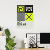 Poster bauhaus, bauhaus design, design moderne, géométriq (Bureau à domicile)