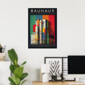 Poster bauhaus, bauhaus design, design moderne, géométriq (Bureau à domicile)