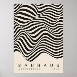 Poster bauhaus, bauhaus design, design moderne, géométriq