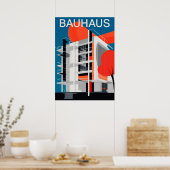 Poster bauhaus, bauhaus design, design moderne, géométriq (Cuisine)