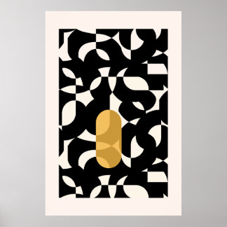 Poster Bauhaus moderne Art Abstrait