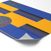 Poster Bauhaus moderne : TMD Design original (Coin)